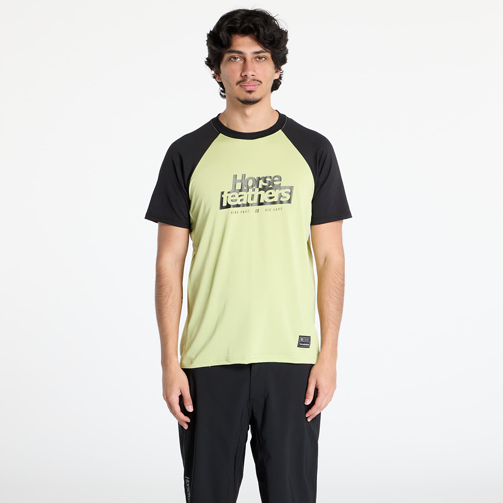 Camisetas hombre Horsefeathers Spike Bike Jersey Nile/ Black