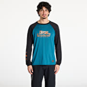 Horsefeathers Spike Long Sleeve Bike Jersey Petrol/ Black
