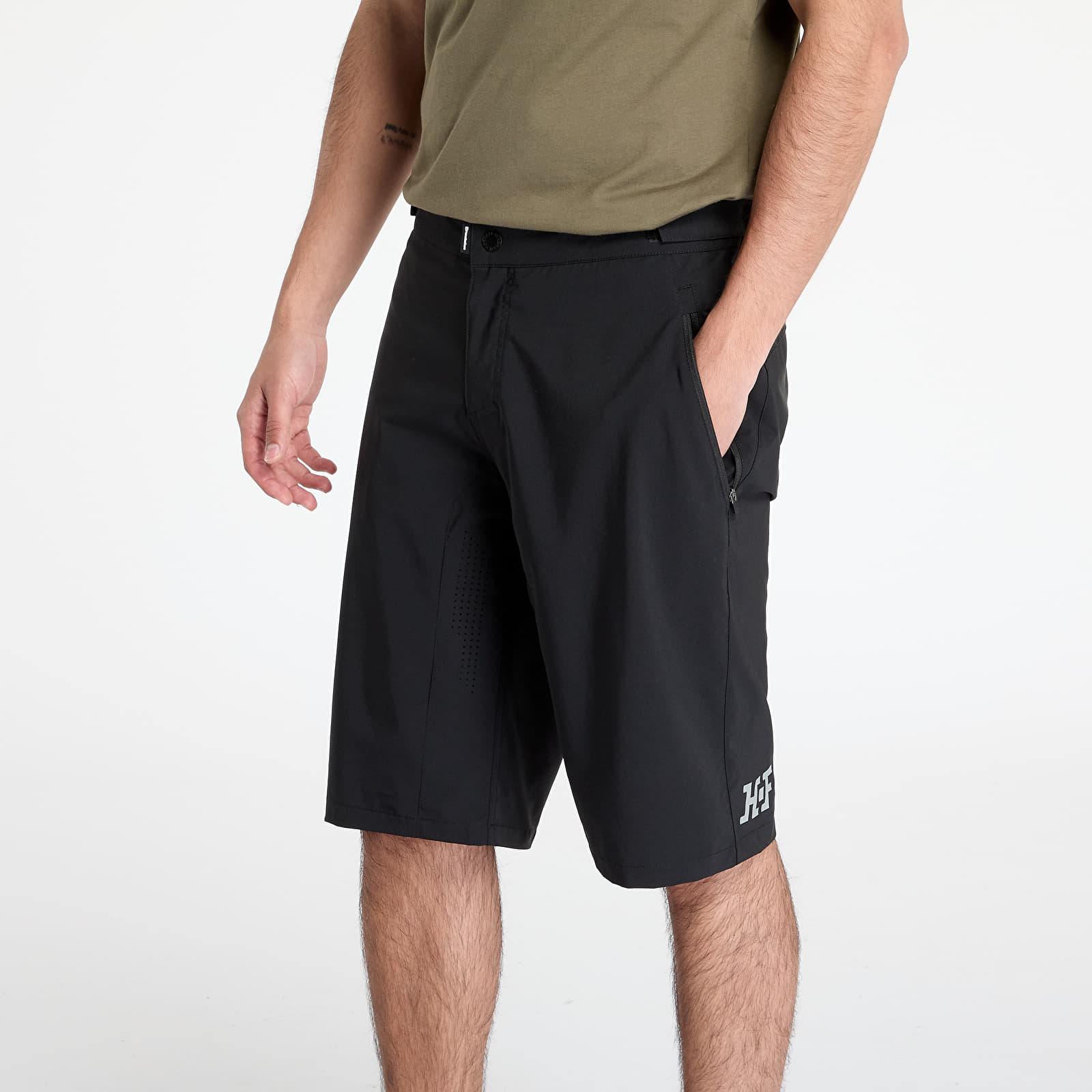 Meeste lühikesed püksid Horsefeathers Venture Bike Shorts Black