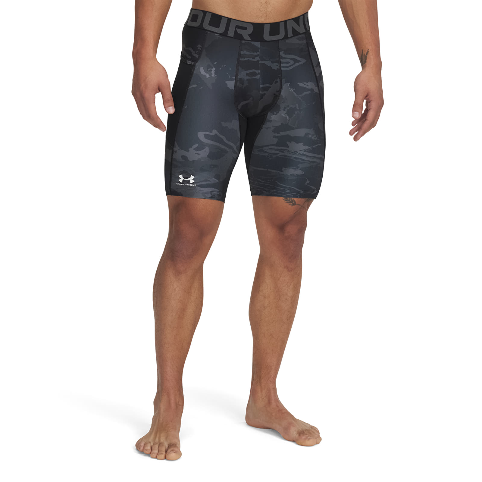 Shorts für Männer Under Armour HG Armour Printed Lg Sts Black/ White