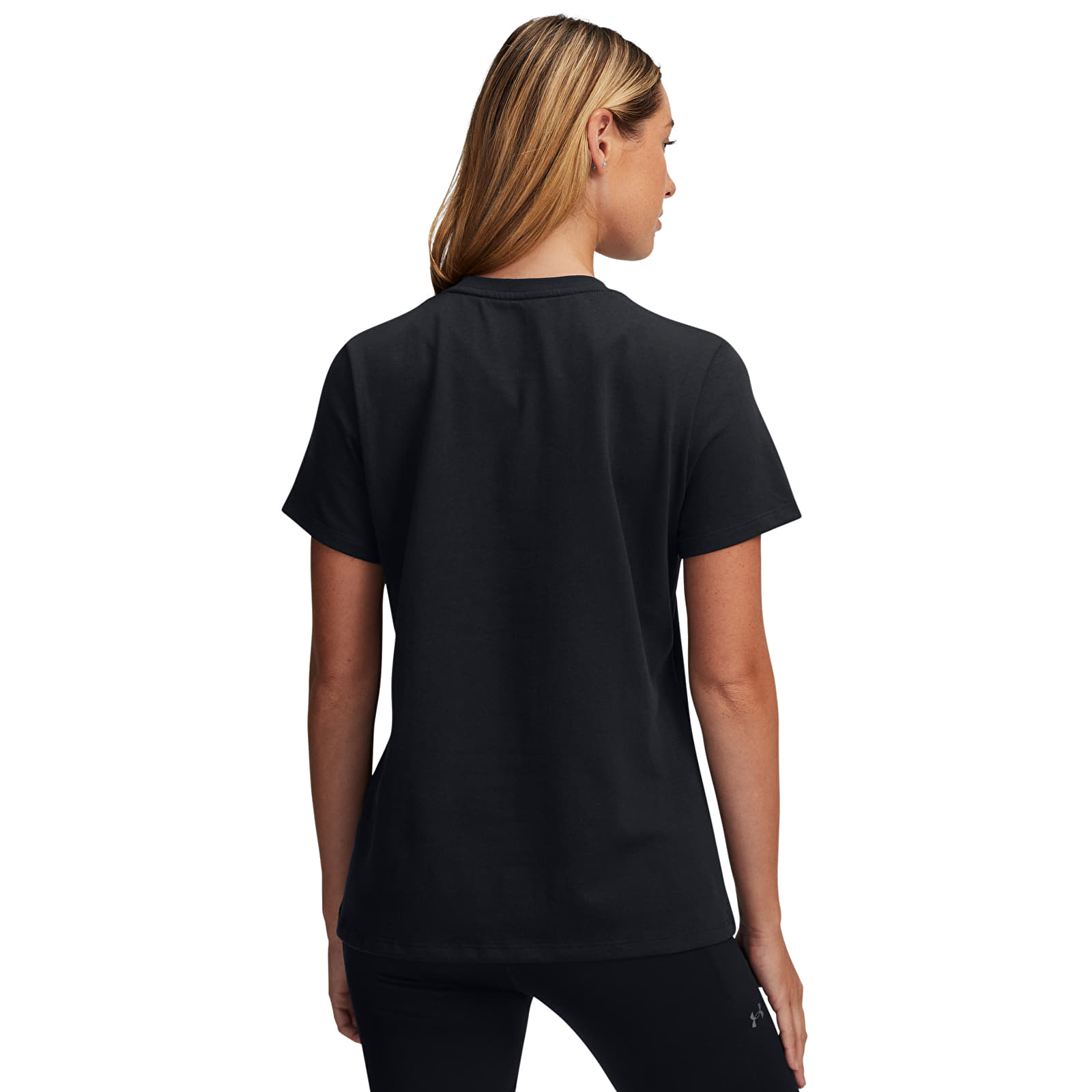Ženske majice Under Armour HWT BRANDED CORE SS Tee Black/ Black