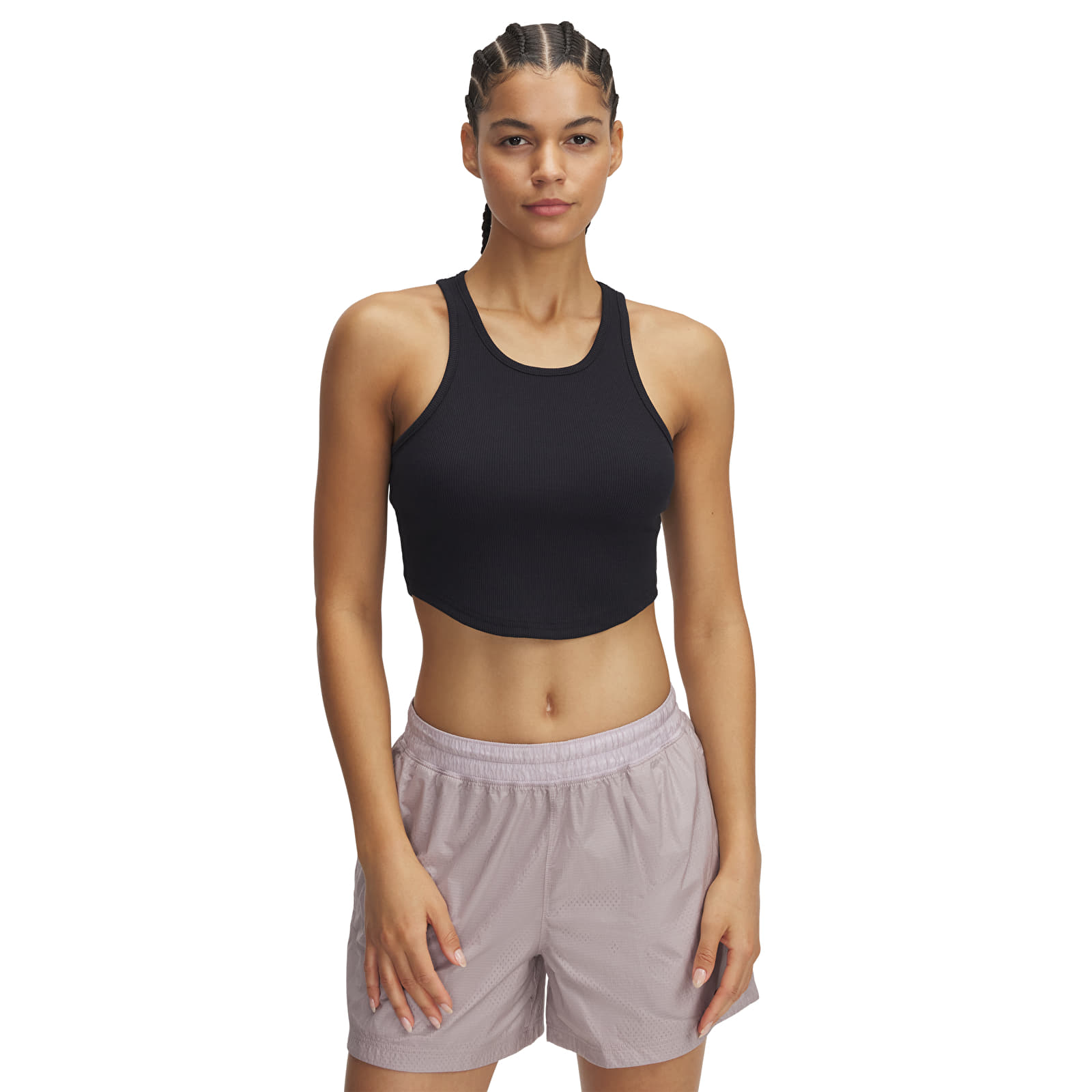 Naiste topsid Under Armour Rival Rib Tank Black/ White