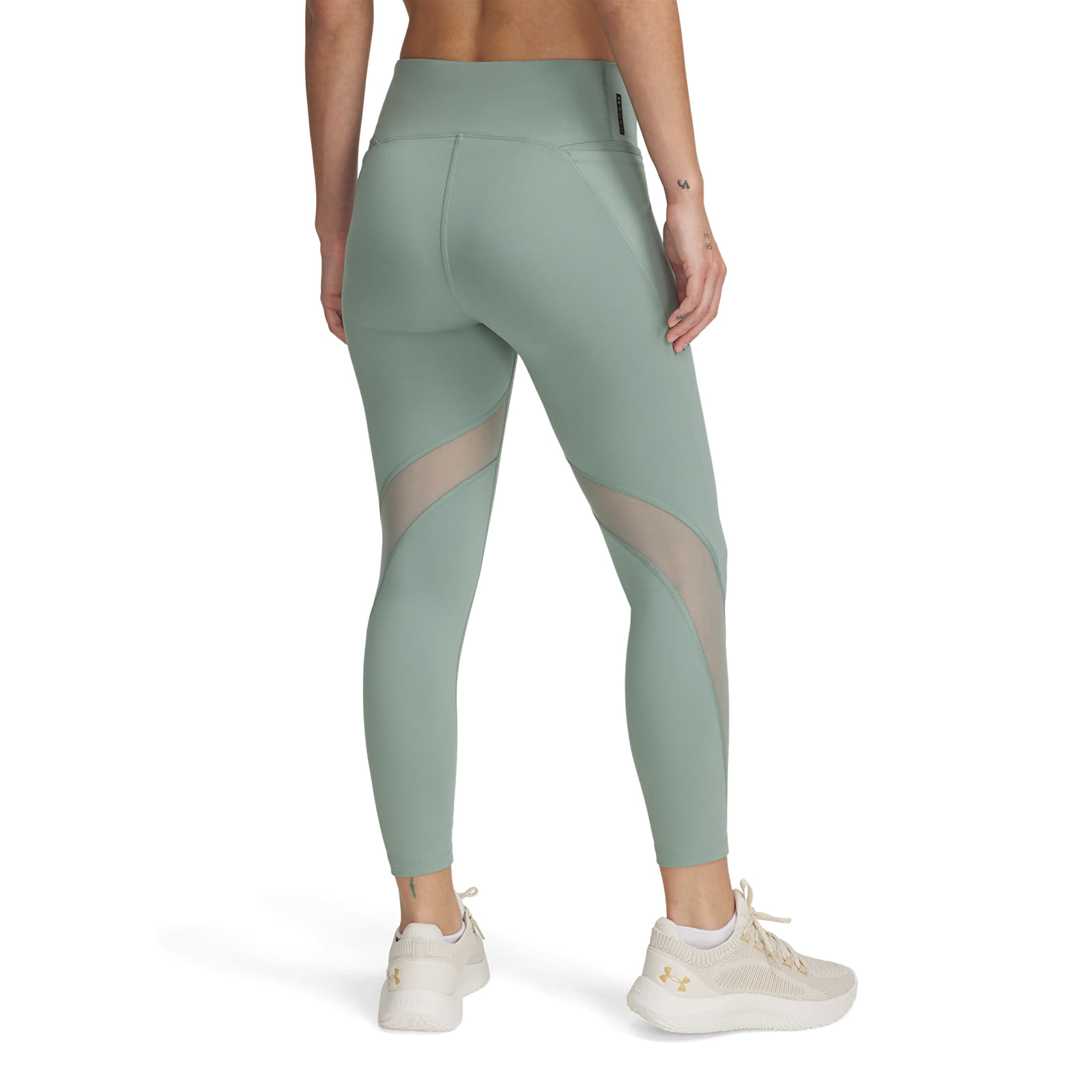Mallas para mujer Under Armour Vanish Elite Vent Ankle Leg Silica Green/ Iridescent