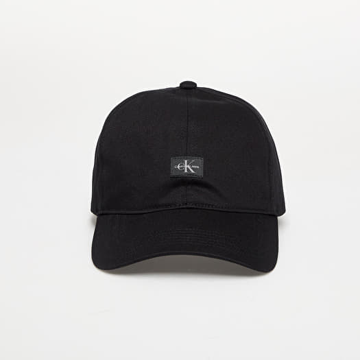 Cepure Calvin Klein Jeans Monologo 6 Panel Cap Black