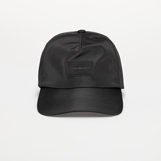 Cepure Calvin Klein Jeans Monologo 6 Panel Cap Black