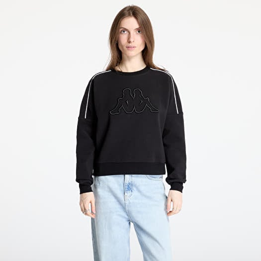 Суитшърт Kappa Logo Tape Barge Black