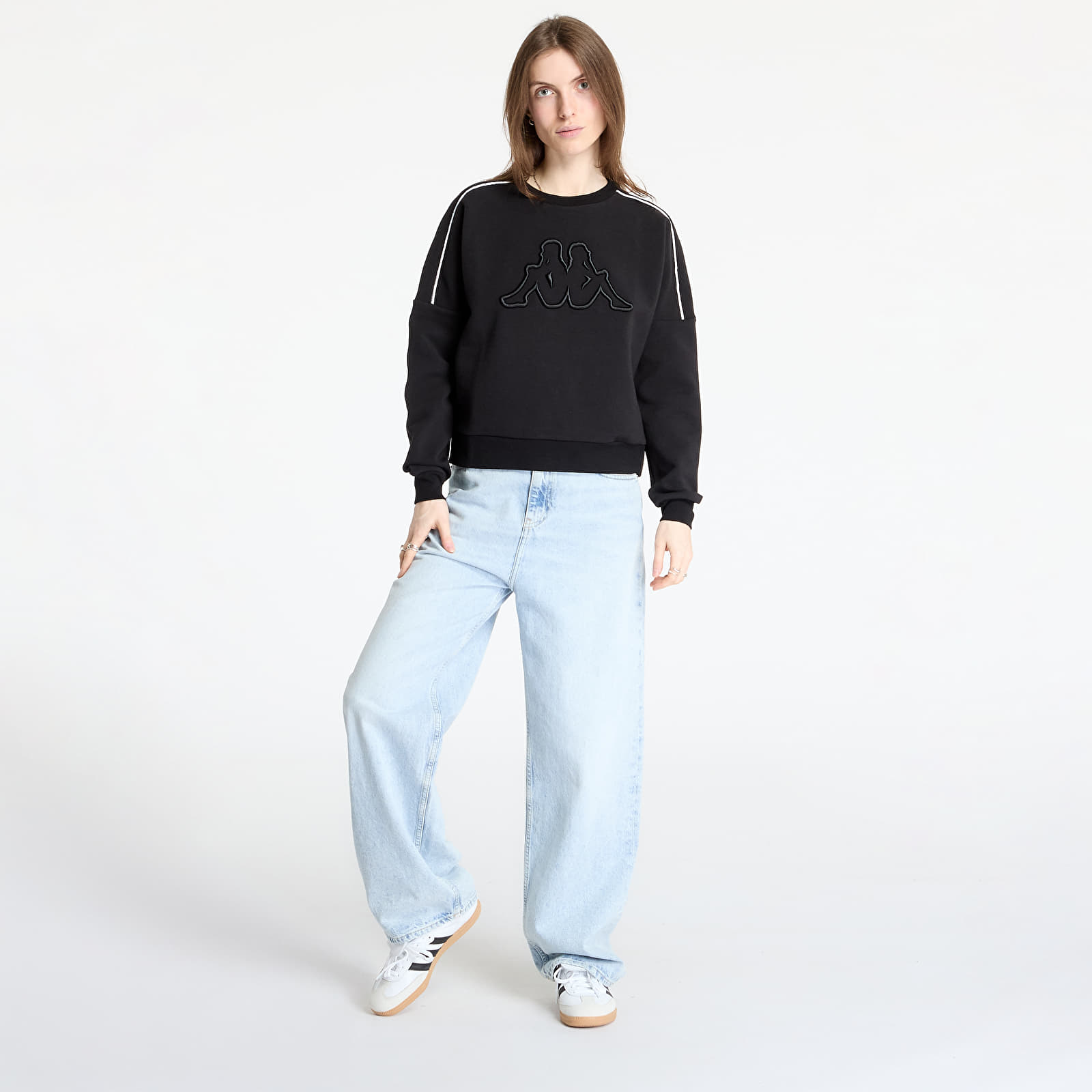 Суитчъри Kappa Logo Tape Barge Black