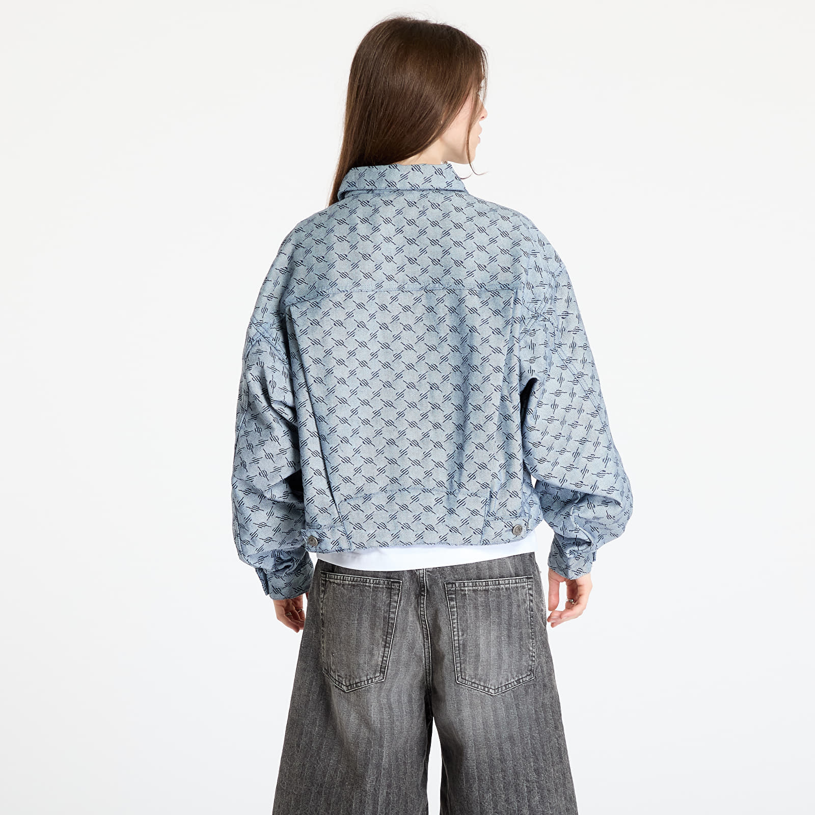 Jackets Daily Paper Avery Denim Jacket White/ Blue