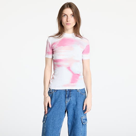 T-shirt Calvin Klein Jeans Rib Tee White