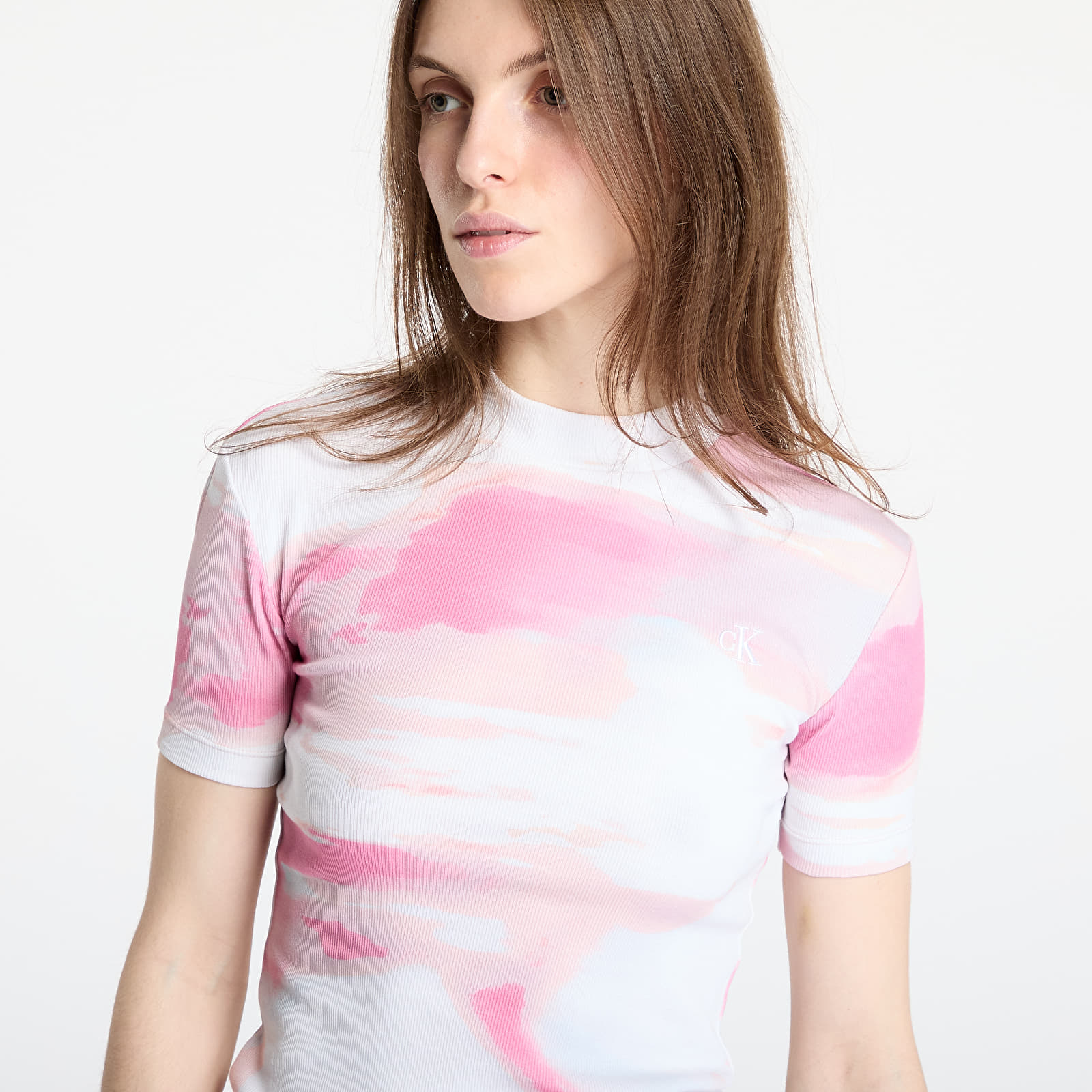 T-shirts Calvin Klein Jeans Rib Tee White
