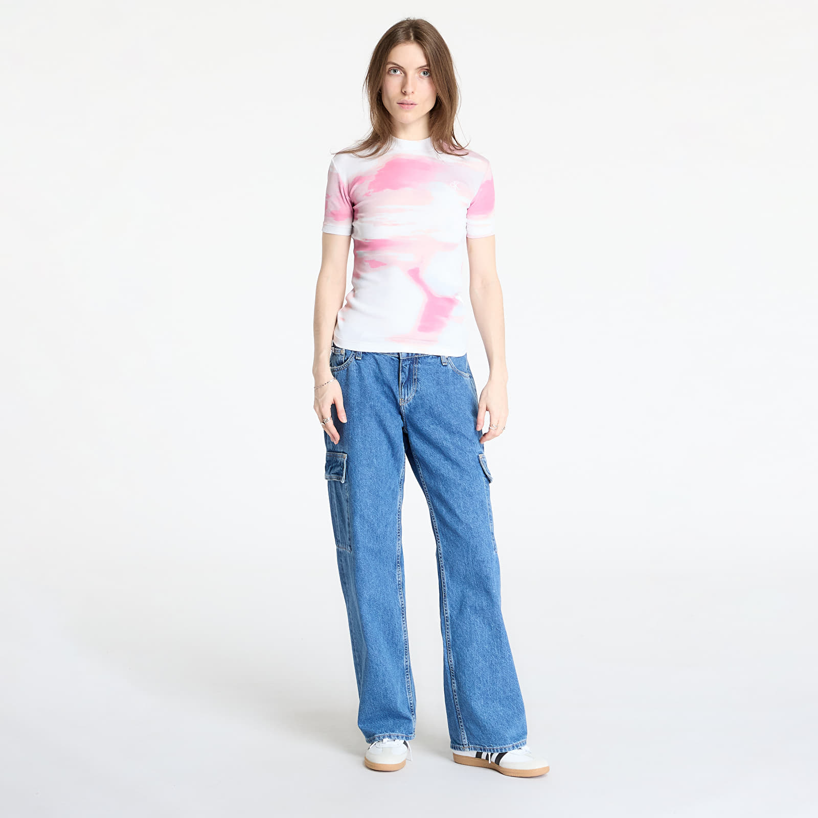 T-shirts Calvin Klein Jeans Rib Tee White
