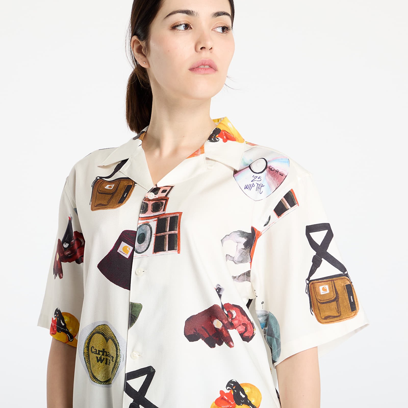 Men's shirts Carhartt WIP S/S Jacob Rochester Shirt UNISEX Jacob Rochester Print/ Wax