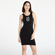 Calvin Klein Jeans Sl Cotton 1X1 Rib Dress Black