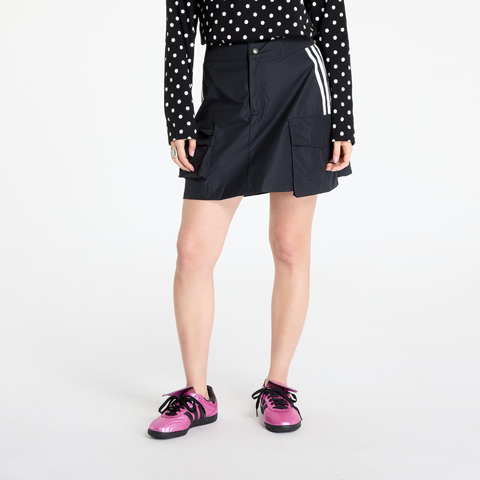 Rokken adidas Cargo Miniskirt Black/ Black