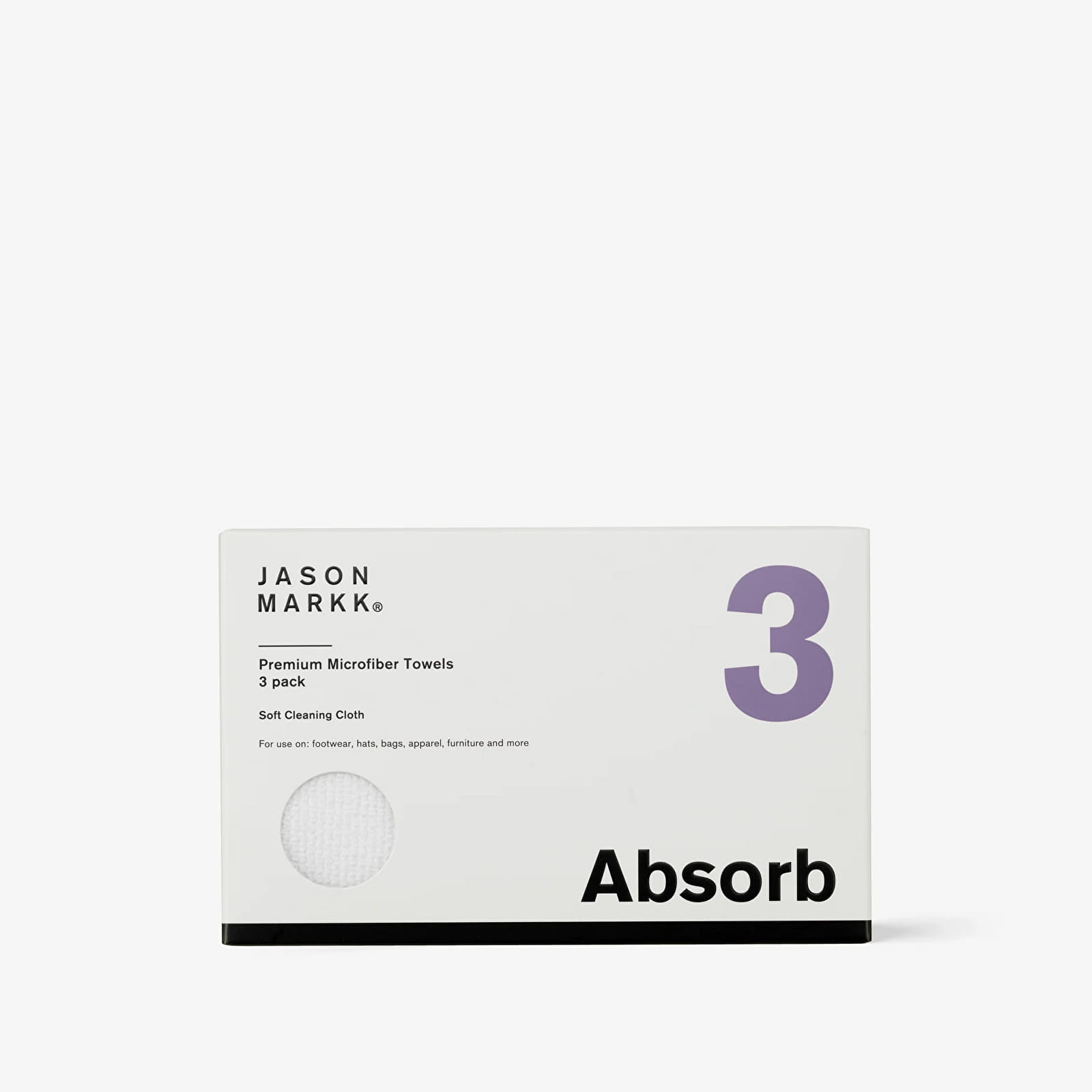 Cuidado del calzado Jason Markk Premium Microfiber Towel 3 Pack White