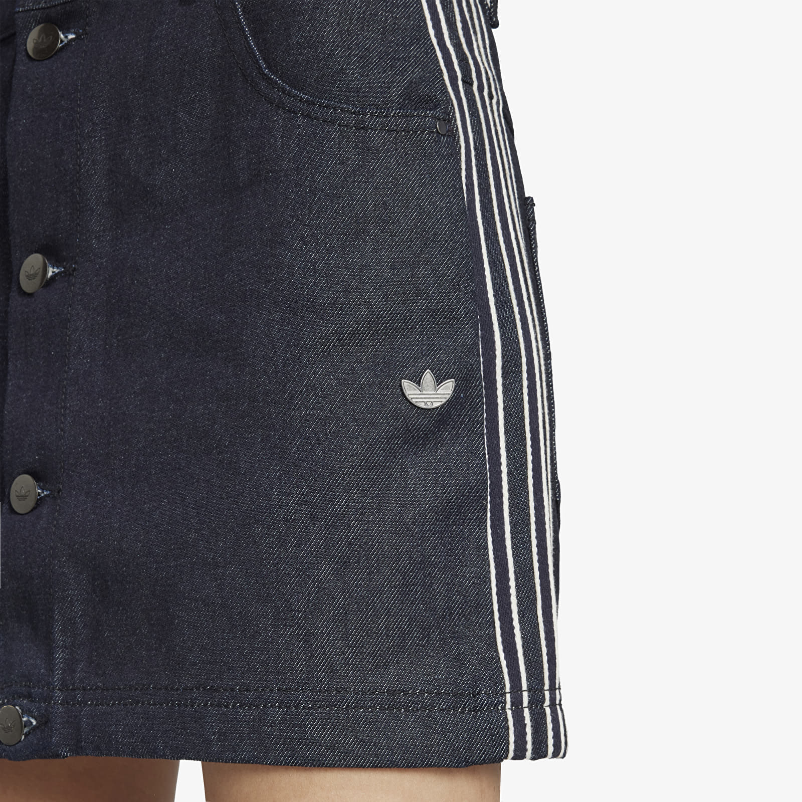Sukně adidas Denim Skirt Indigo Denim