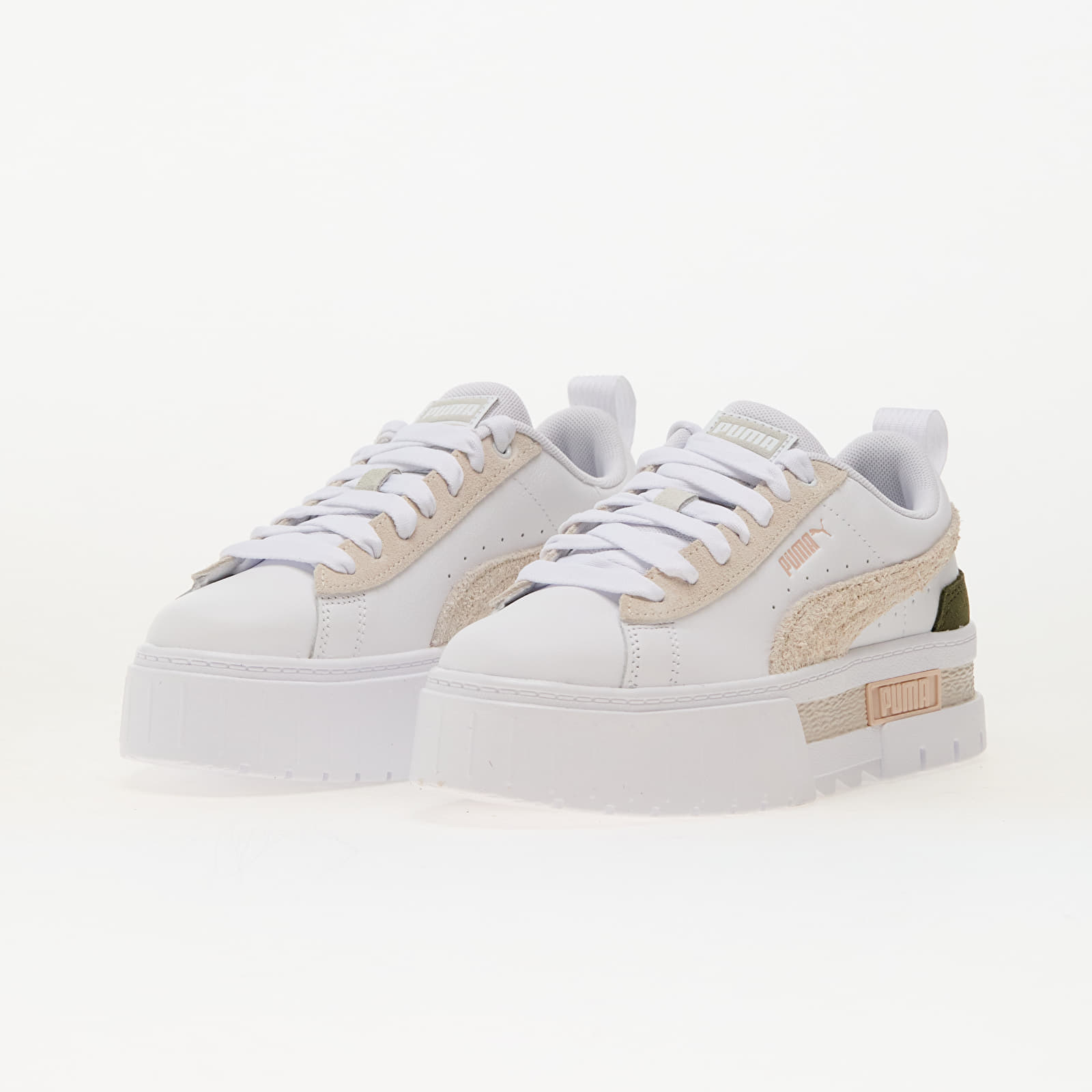 Sneakers und Schuhe für Frauen Puma Mayze Mix Wns Puma White-Alp Snw-Loden Grn