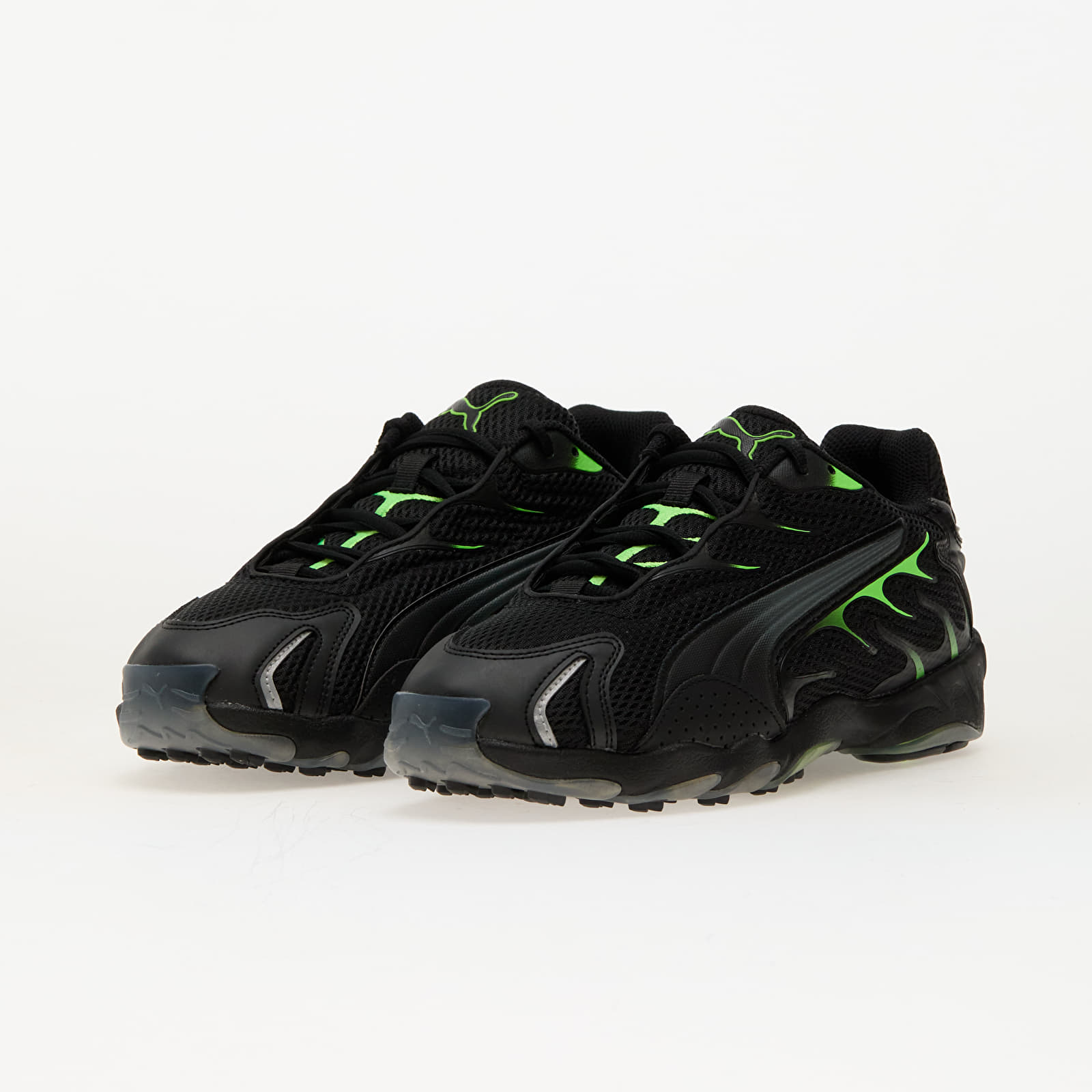 Men's sneakers and shoes Puma Inhale Puma Black-Green Glare