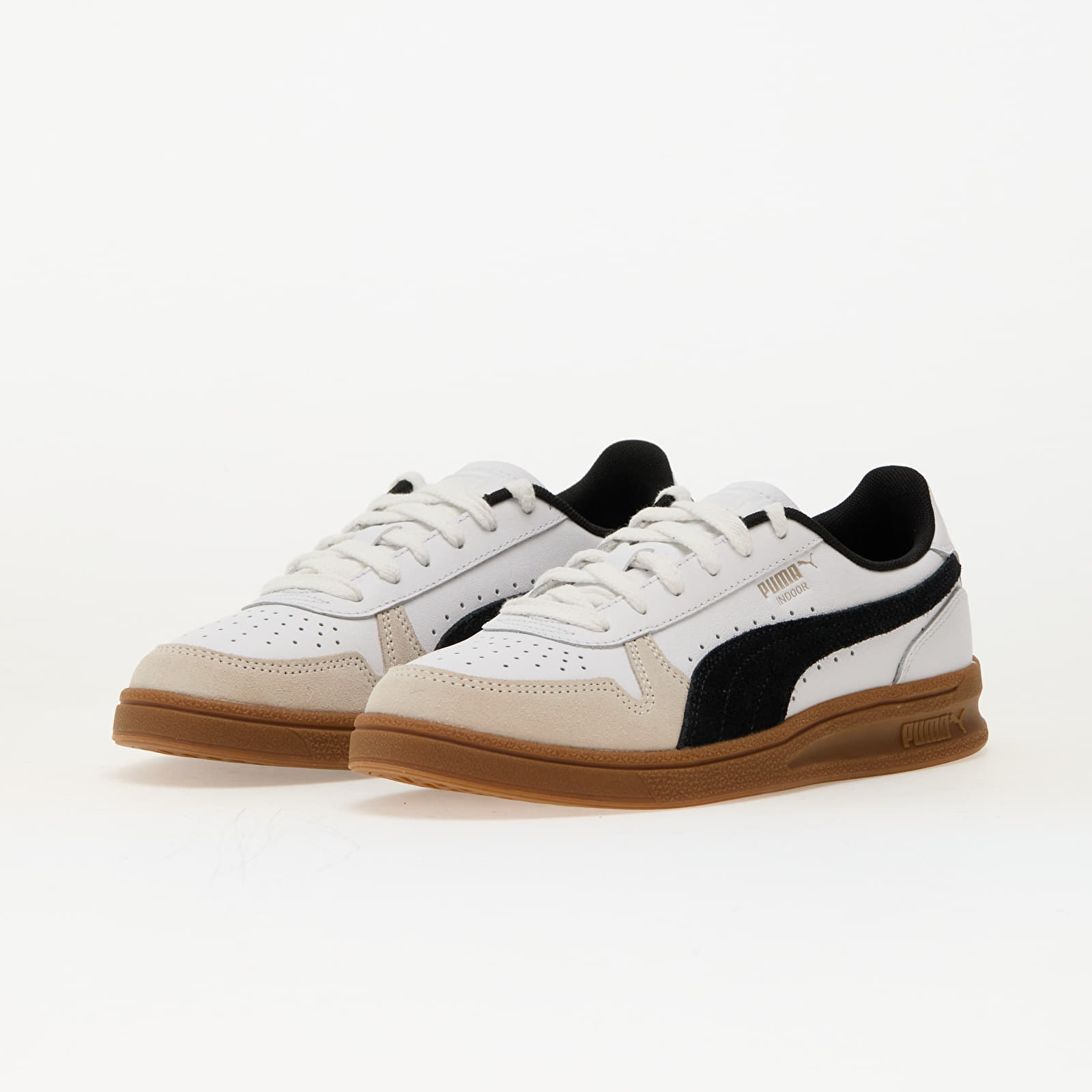 Meeste tossud ja kingad Puma Indoor Puma White-Puma Black-Gum