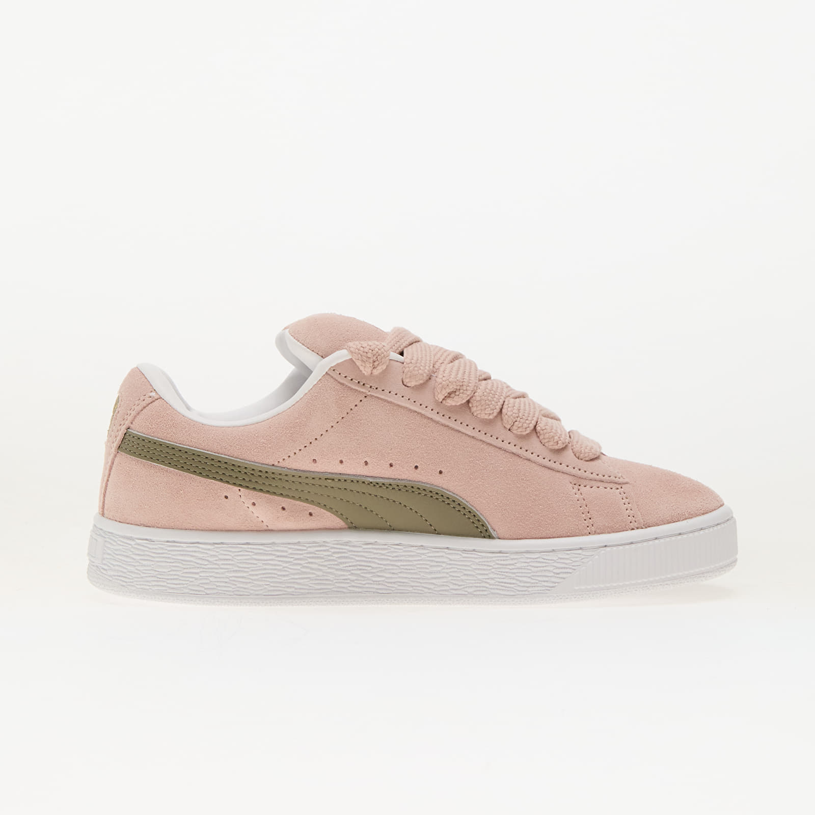 Мъжки кецове и обувки Puma Suede XL Rose Quartz-Velvet Moss-PWht