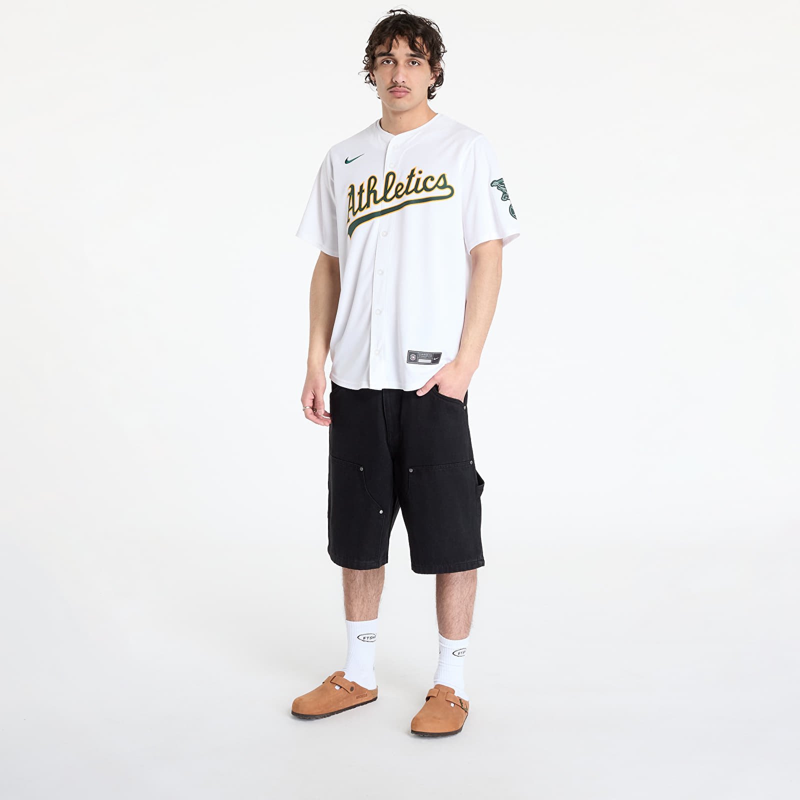 Camisetas Nike Oakland Athletics MLB Limited Home Men's Jersey White