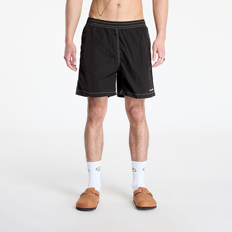 Fürdőruha Carhartt WIP Canby Swim Trunks Black/ White
