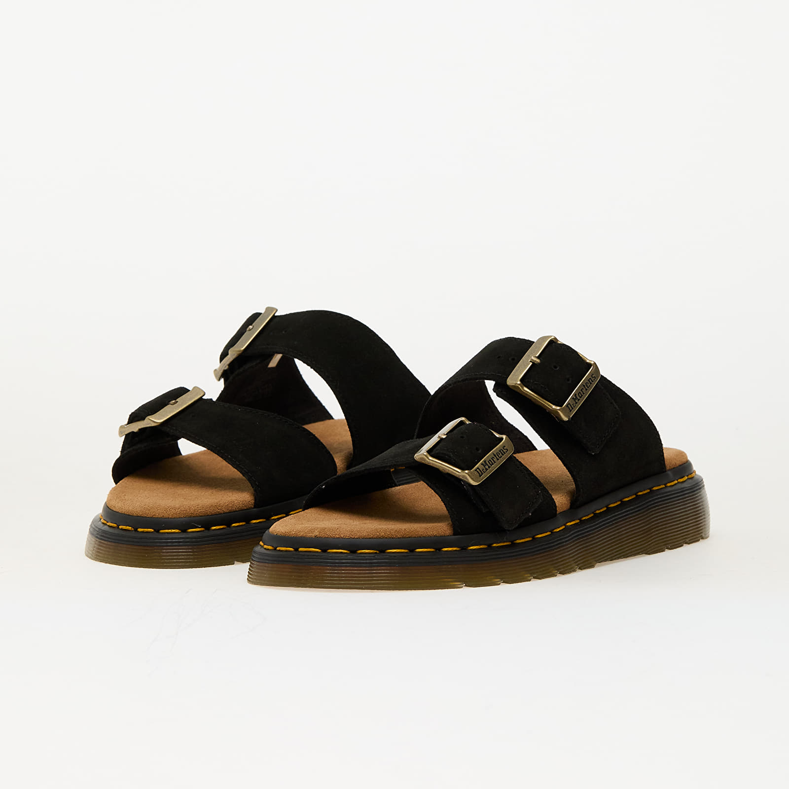 Zapatillas Hombre Dr. Martens Josef Slide Black
