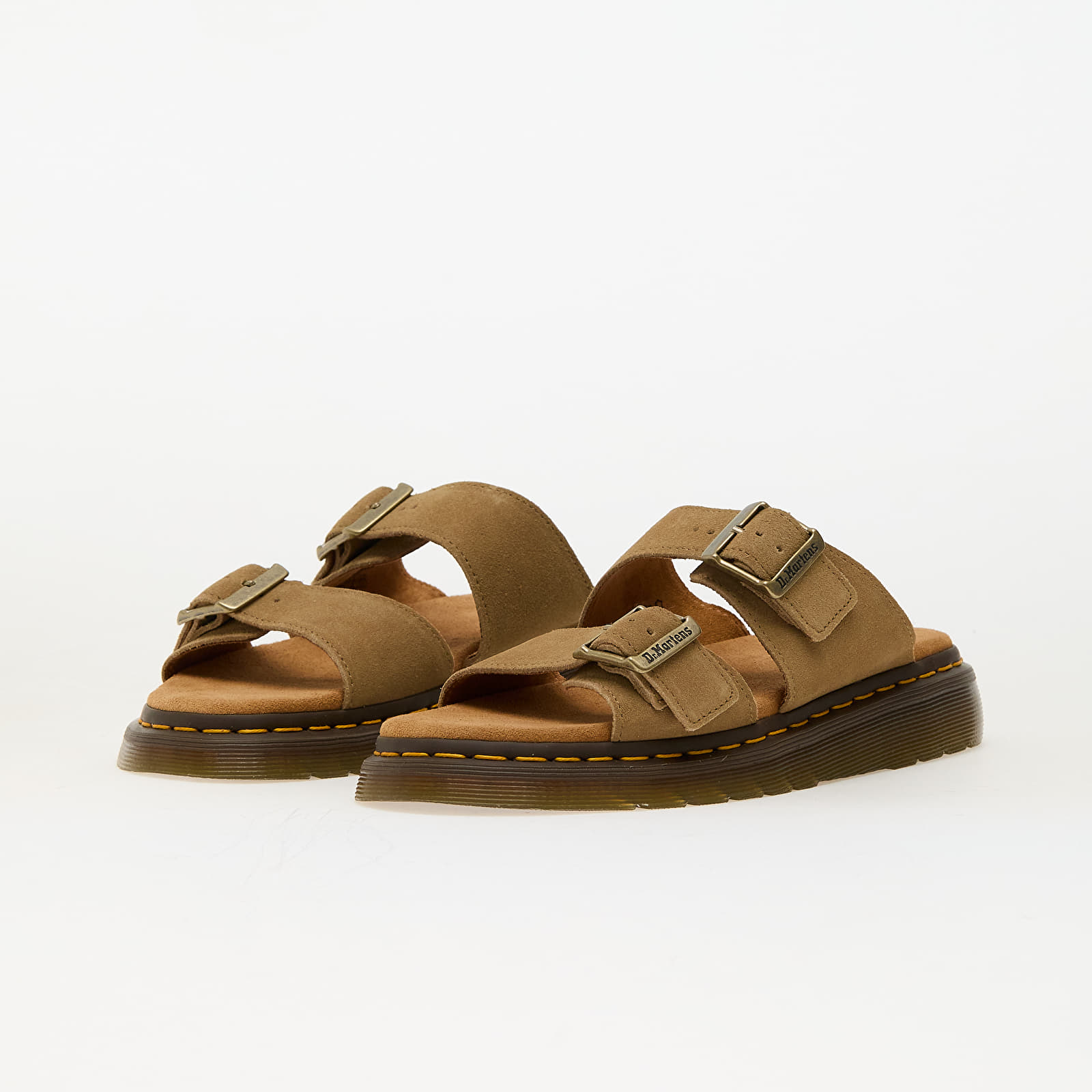 Zapatillas Hombre Dr. Martens Josef Slide Savannah Tan