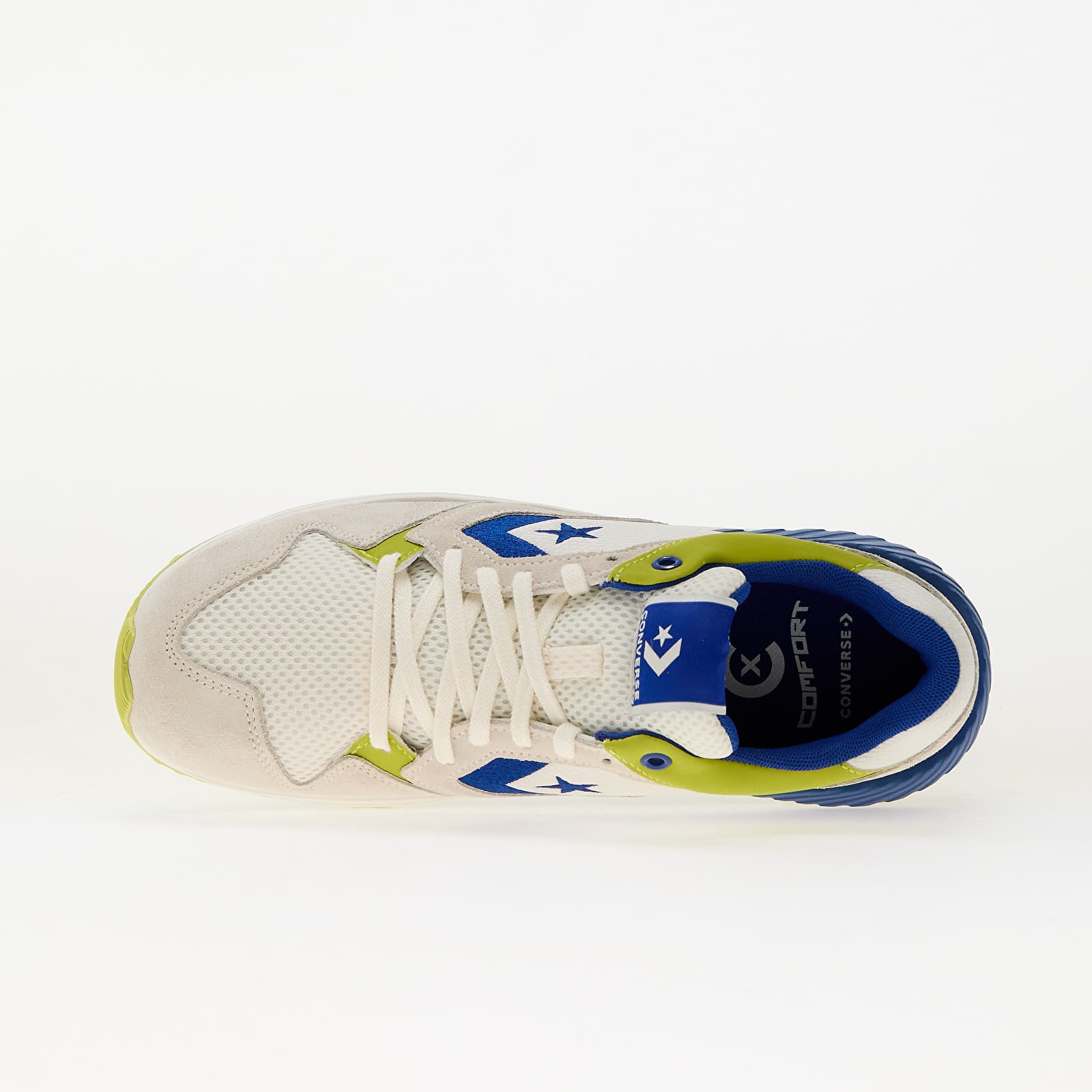 Men's sneakers and shoes Converse Wave Trainer Vintage White/ Egret/ Blue