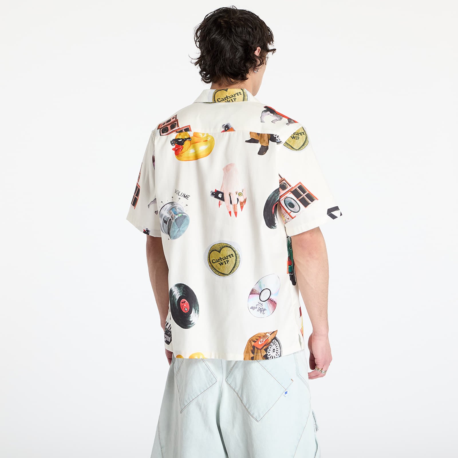Men's shirts Carhartt WIP S/S Jacob Rochester Shirt UNISEX Jacob Rochester Print/ Wax