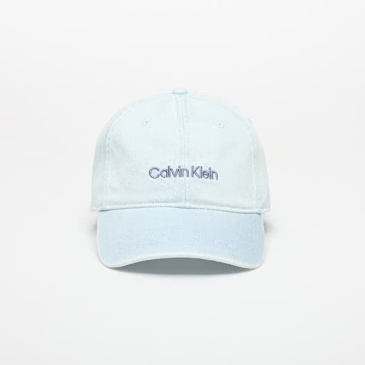 Kšiltovka Calvin Klein Jeans Logo Embroidery Cap Light Wash Denim