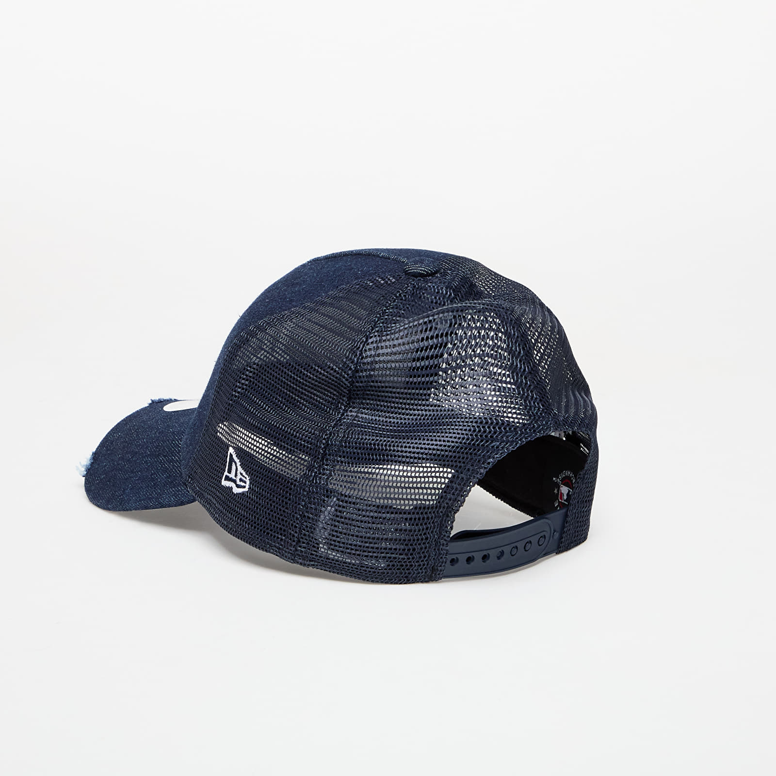 Mütsid New Era Los Angeles Dodgers Womens MLB Denim 9FORTY A-Frame Trucker Cap Navy