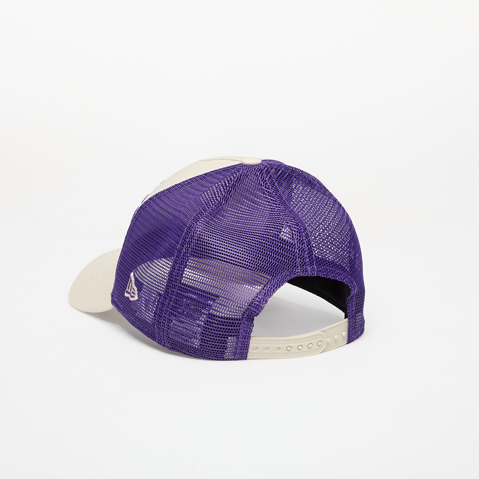 Mützen New Era Los Angeles Lakers NBA Script 9FORTY E-Frame Trucker Adjustable Cap Cream