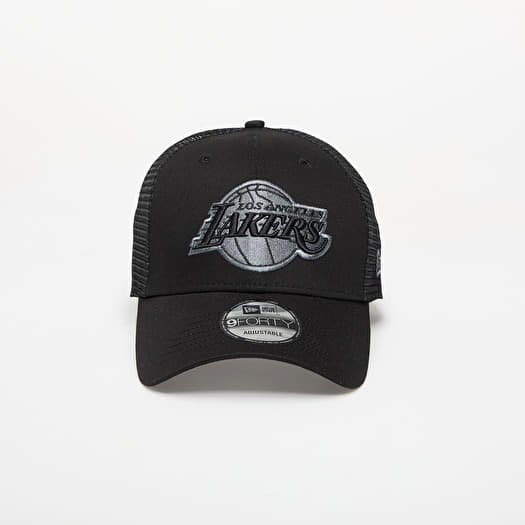 Cap New Era Los Angeles Lakers NBA 9FORTY Trucker Adjustable Cap Black