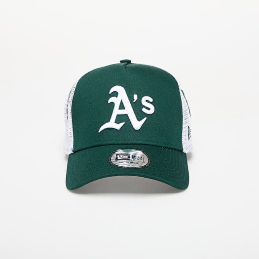 Kapa New Era Oakland Athletics MLB Multi Patch  9FORTY A-Frame Trucker Cap Dark Green