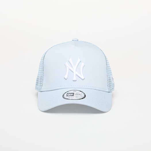 Cap New Era New York Yankees MLB League Essential 9FORTY A-Frame Trucker Adjustable Cap Pastel Blue