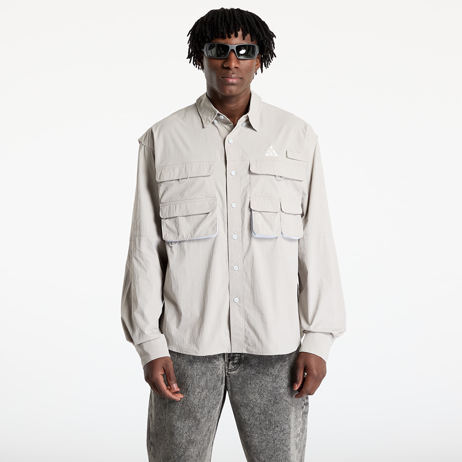 Camisas para hombre Nike ACG "Orb Weaver" Dri-FIT ADV UV Long Sleeve Shirt College Grey/ Football Grey/ Summit White