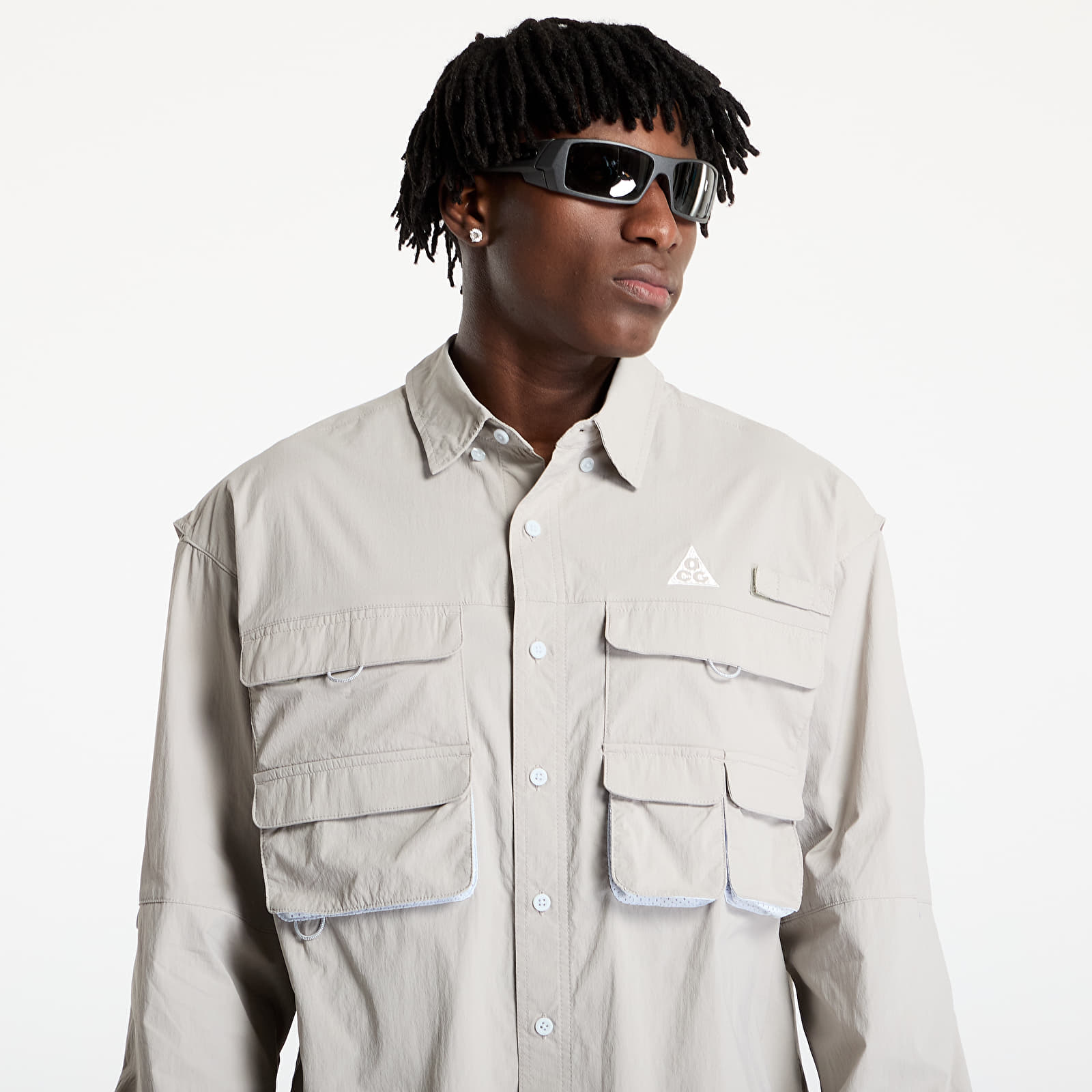 Camisas para hombre Nike ACG "Orb Weaver" Dri-FIT ADV UV Long Sleeve Shirt College Grey/ Football Grey/ Summit White