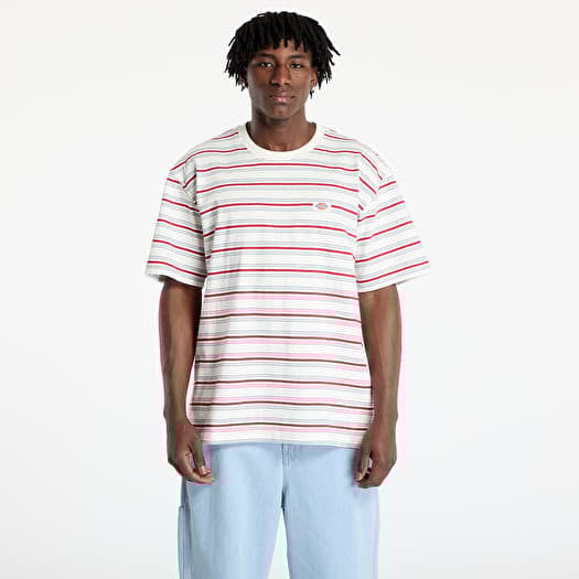 T-shirt Dickies Lewistown Stripe Short Sleeve Tee Egret
