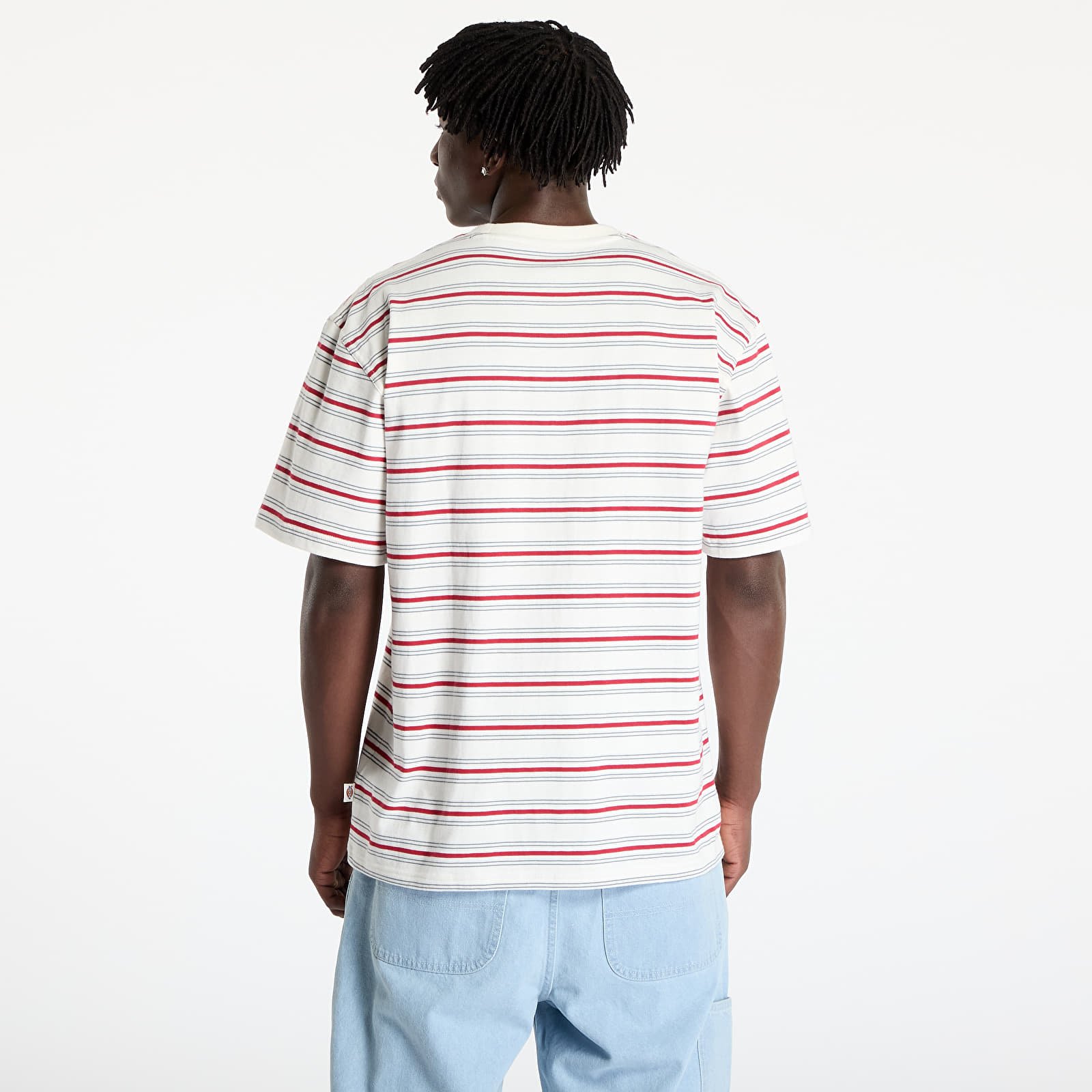 Vyriški marškinėliai Dickies Lewistown Stripe Short Sleeve Tee Egret