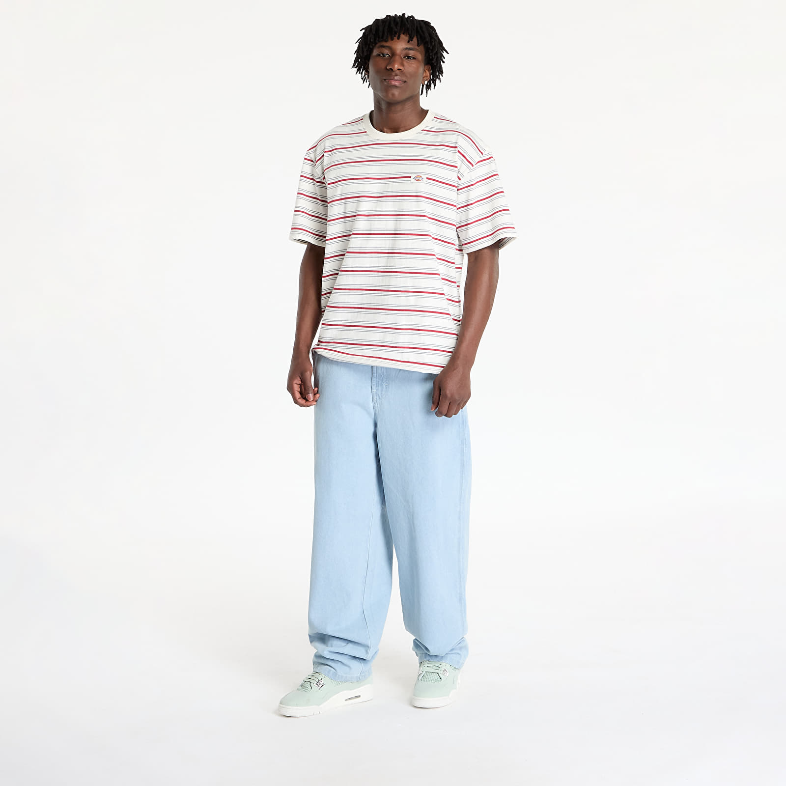 Meeste teksad Dickies Madison Baggy Fit Denim Vintage Aged Blue