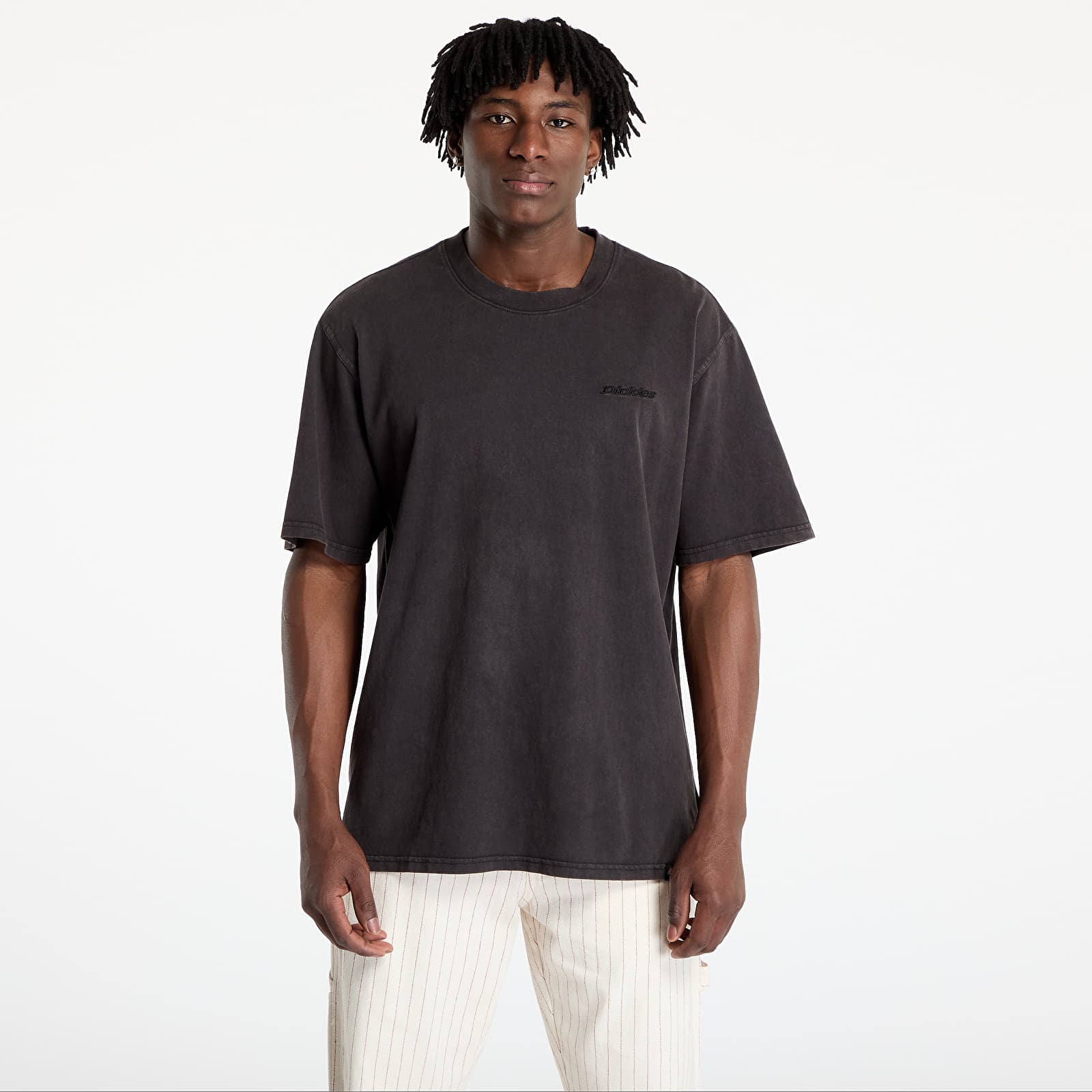 Meeste T-särgid Dickies Plentywood Short Sleeve Tee Acid Wash Black