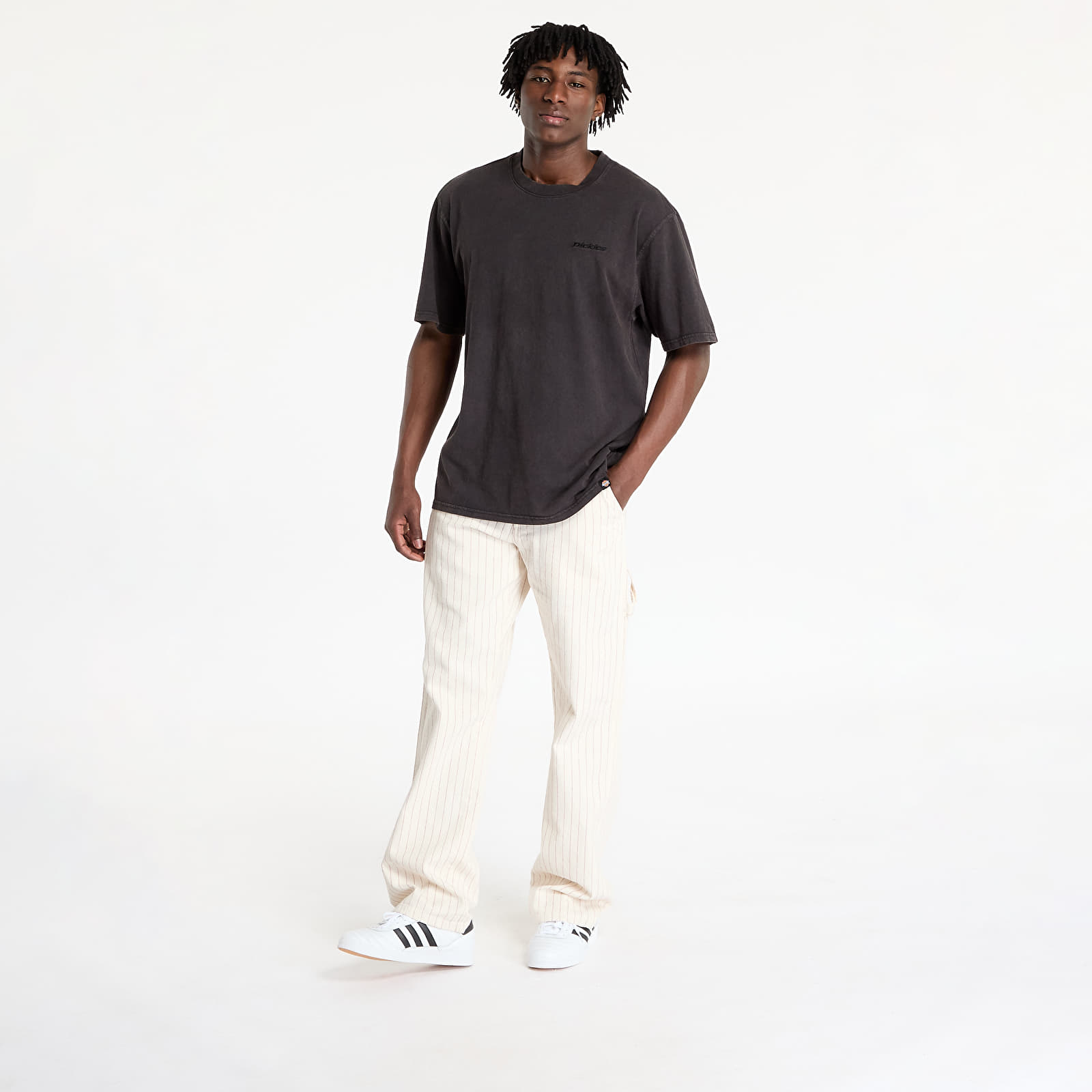 Meeste T-särgid Dickies Plentywood Short Sleeve Tee Acid Wash Black