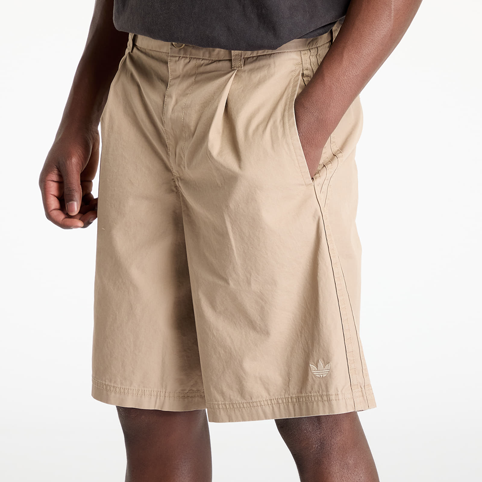 Pantalones cortos para hombre adidas Wide Leg Bermuda Shorts Blanch Cargo