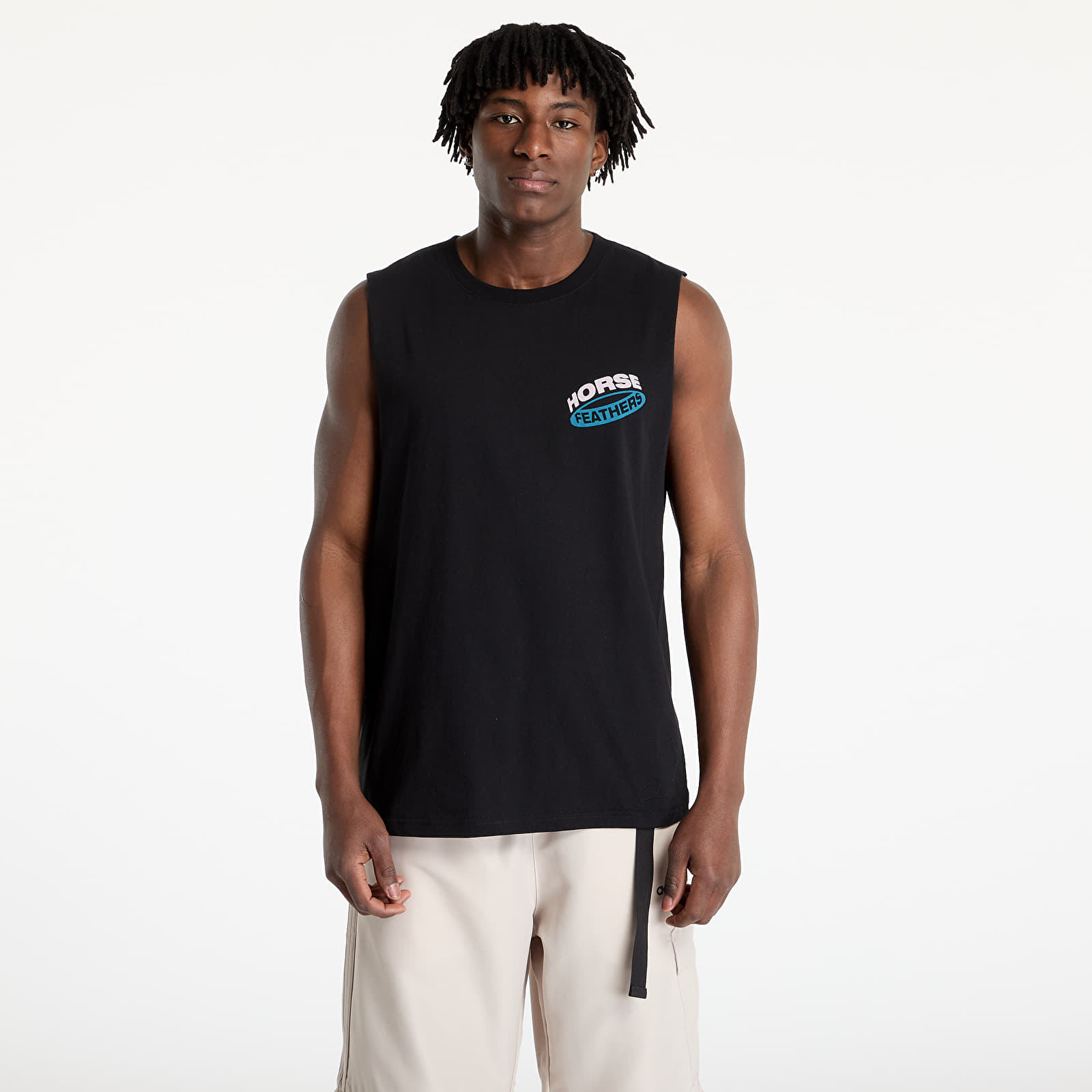 Camisetas de tirantes para hombre Horsefeathers Orbit Tank Black