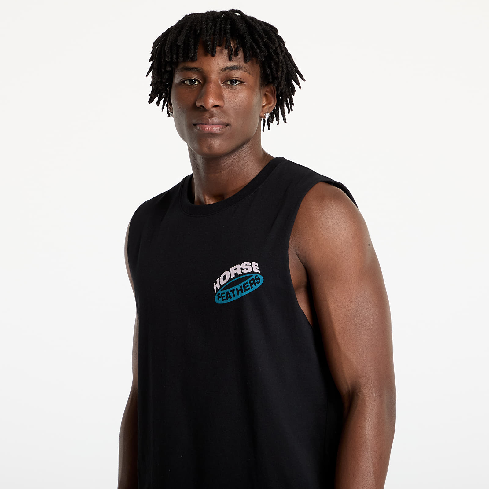 Camisetas de tirantes para hombre Horsefeathers Orbit Tank Black