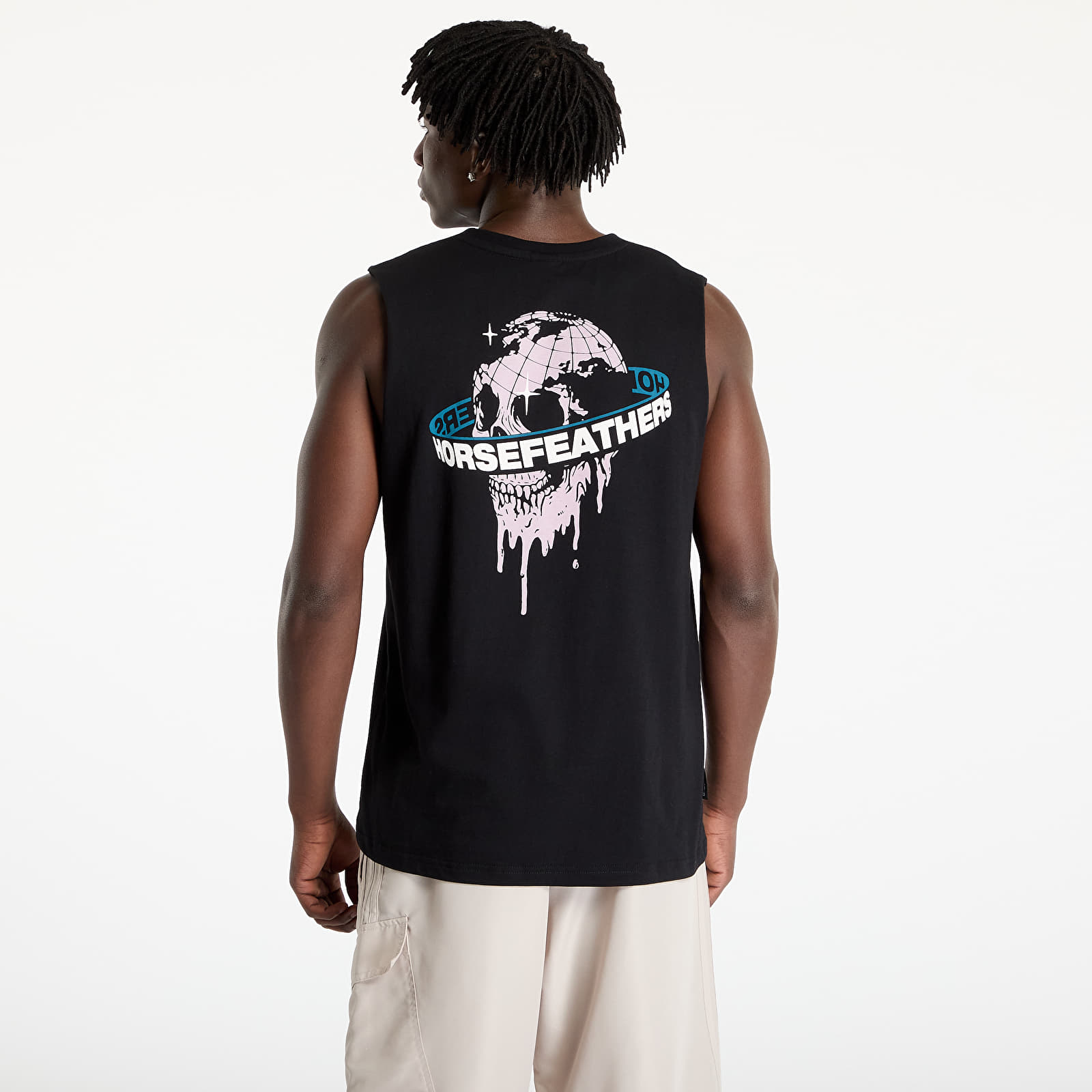 Camisetas de tirantes para hombre Horsefeathers Orbit Tank Black