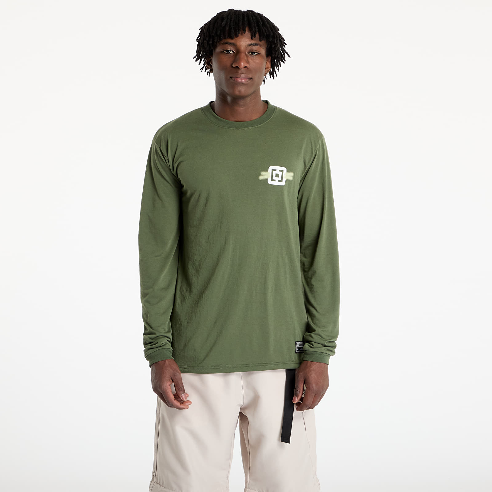 T-Shirts Männer Horsefeathers Fury Long Sleeve Bike Jersey Thyme