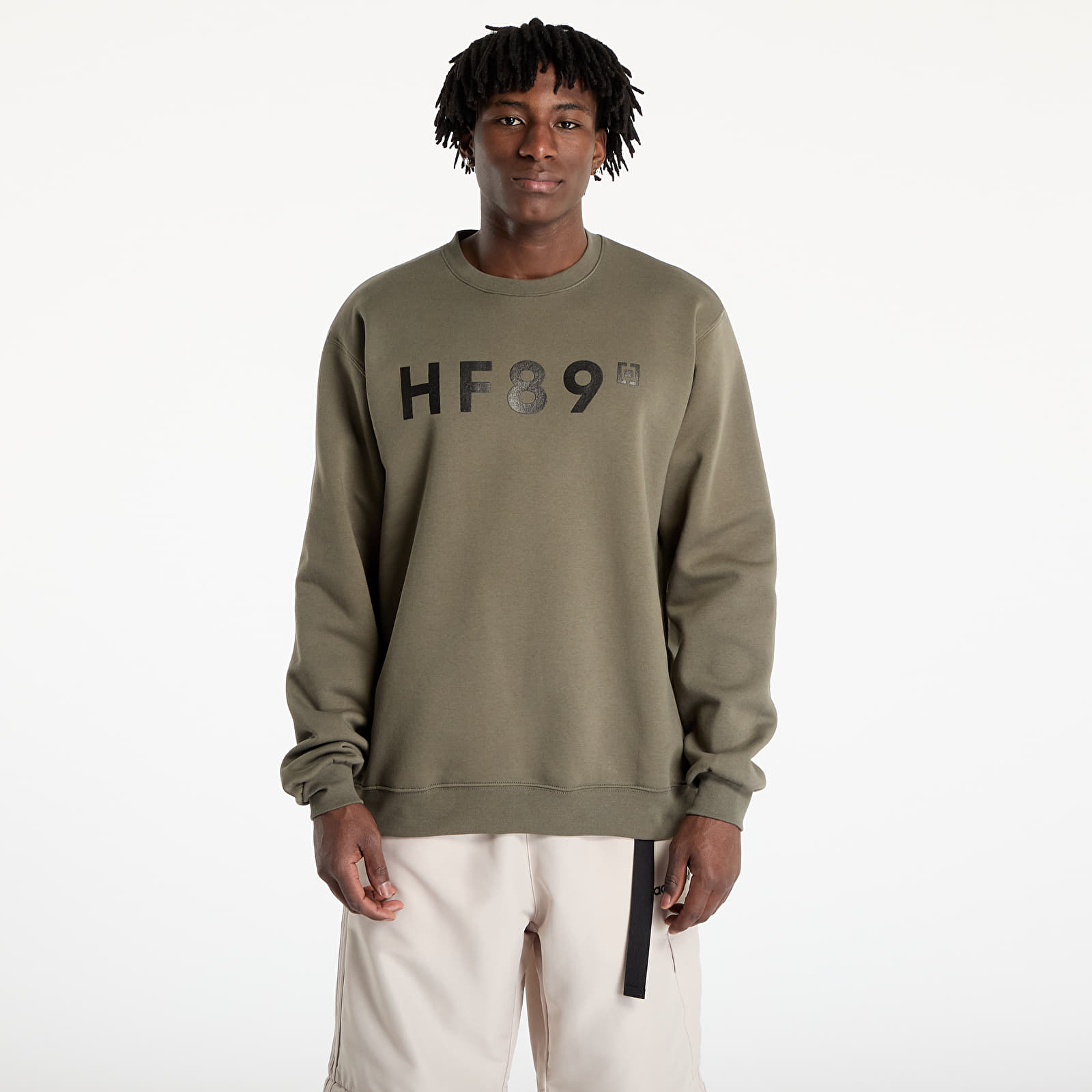 Muške majice Horsefeathers Hf89 Sweatshirt Burnt Olive