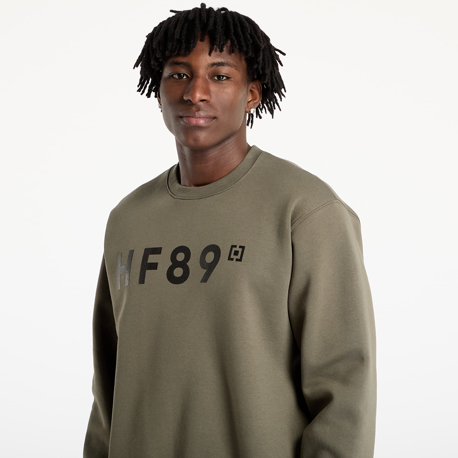 Muške majice Horsefeathers Hf89 Sweatshirt Burnt Olive